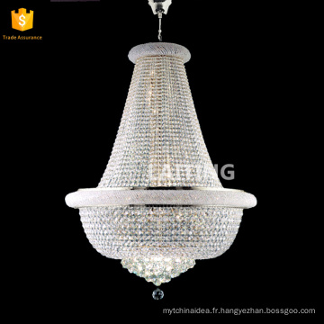 Zhongshan lighting supplier medium size crystal hanging chandelier for dining/ banquet hall 71159